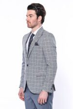 Checked-Slim-Fit-Grey-Mens-Blazer-Wessi-6