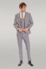Checked-Slim-Fit-Light-Blue-Men-Suit-Wessi-1