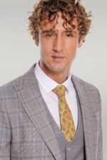 Checked-Slim-Fit-Light-Blue-Men-Suit-Wessi-2