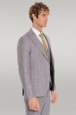 Checked-Slim-Fit-Light-Blue-Men-Suit-Wessi-4