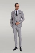 Checked-Slim-Fit-Light-Grey-Men-Suit-Wessi-1