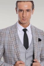 Checked-Slim-Fit-Light-Grey-Men-Suit-Wessi-2