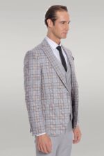 Checked-Slim-Fit-Light-Grey-Men-Suit-Wessi-3