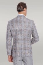Checked-Slim-Fit-Light-Grey-Men-Suit-Wessi-4