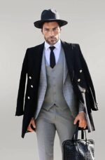 Checked-Slim-Fit-Light-Grey-Men-Suit-Wessi-4