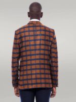 Checked-Tawny-Slim-Fit-Blazer-Wessi-4