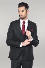 Checked-Vested-Black-Suit-Wessi-4