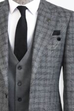 Checked-Vested-Grey-Men-Suit-Wessi-1