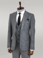 Checked-Vested-Grey-Men-Suit-Wessi-3