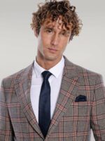 Checked-Wool-Navy-Blue-Men-Blazer-Wessi-1