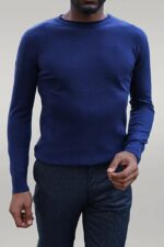 Circle-Collar-Navy-Blue-Sweater-Wessi-4