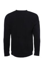 Circle-Neck-Black-Front-Printed-Sweatshirt-Wessi-1