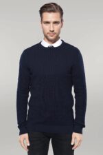 Circle-Neck-Navy-Sweater-Wessi-2
