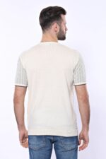 Circle-Neck-Patterned-Cream-Knitted-T-Shirt-Wessi-4