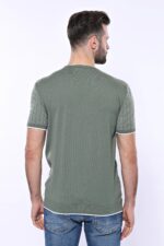 Circle-Neck-Patterned-Green-Knitted-T-Shirt-Wessi-4