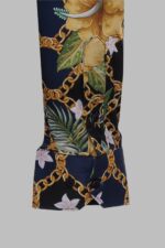 Colorful-Floral-Patterned-Slim-Fit-Long-Sleeves-Navy-Blue-Men-Shirt-Wessi-2