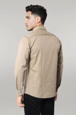 Cotton-Long-Sleeves-Beige-Men-Shirt-Wessi-3