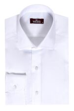 Cotton-Satin-Plain-Slim-Fit-White-Men-Shirt-Wessi-5