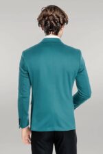 Cotton-Slim-Fit-Plain-Green-Men-Blazer-Wessi-3