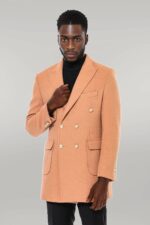 Cream-Metal-Buttoned-Double-Breasted-Long-Coat-Wessi-3