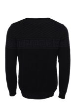 Crew-Neck-Knitwear-Chest-Patterned-Over-Black-Wessi-1