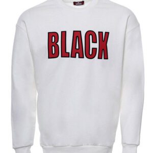 Crew Neck Printed Cream Sweatshirt - Wessi