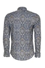 Damask-Pattern-Blue-Slim-Fit-Shirt-Wessi-3