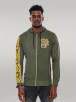 Dark-Green-Hooded-Slim-Fit-Sweatshirt-Wessi-2