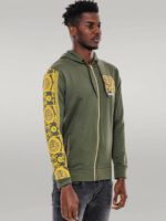Dark-Green-Hooded-Slim-Fit-Sweatshirt-Wessi-4