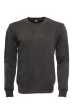 Dark Green Plain Circle Neck Sweatshirt