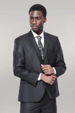 Dark Grey 4 Drop Regular Suit