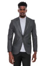 Dark-Grey-Patterned-Slim-Fit-Blazer-Wessi-6