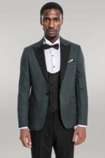 Dot-Patterned-Dark-Green-Men-Tuxedo-Wessi-5