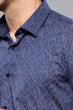 Dot-Patterned-Navy-Blue-Shirt-Wessi-2