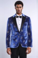 Dot-Patterned-Peak-Lapel-Blue-Men-Singer-Performance-Blazer-Wessi-1