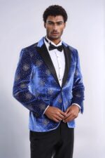 Dot-Patterned-Peak-Lapel-Blue-Men-Singer-Performance-Blazer-Wessi-3