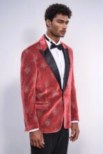 Dot-Patterned-Peak-Lapel-Burgundy-Men-Singer-Tuxedo-Blazer-Wessi-2