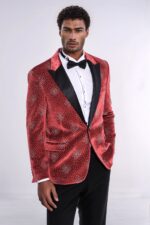 Dot-Patterned-Peak-Lapel-Burgundy-Men-Singer-Tuxedo-Blazer-Wessi-3