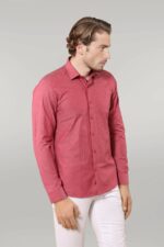 Dot-Patterned-Pink-Shirt-Wessi-1