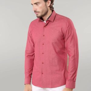 Dot-Patterned Pink Shirt | Wessi