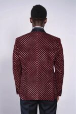 Dot-Patterned-Slim-Fit-Burgundy-Men-Dinner-Jacket-Wessi-4
