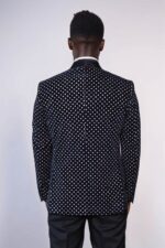 Dot-Patterned-Slim-Fit-Navy-Blue-Men-Party-Blazer-Wessi-4
