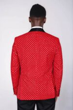 Dot-Patterned-Slim-Fit-Red-Men-Singer-Tuxedo-Blazer-Wessi-4