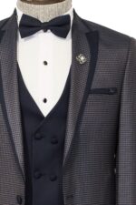 Dot-Patterned-Vested-Navy-Blue-Wedding-Suit-Wessi-Wessi-1