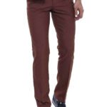 Dot Pockets Slim Fit Cotton Tan Men Pants - Wessi