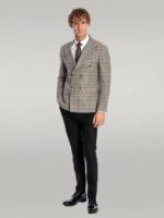 Double-Breasted-Checked-Grey-Men-Blazer-Wessi-2