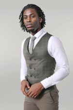 Double-Breasted-Green-Plaid-Mens-Suit-Wessi-3