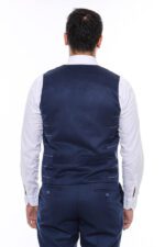 Double-Breasted-Plaid-Blue-Men-Vest-Wessi-5