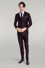 Double-Breasted-Plain-Wide-Lapel-Purple-Men-Suit-Wessi-1