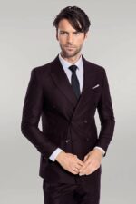 Double-Breasted-Plain-Wide-Lapel-Purple-Men-Suit-Wessi-4